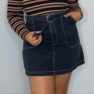 Denim Mini Skirt